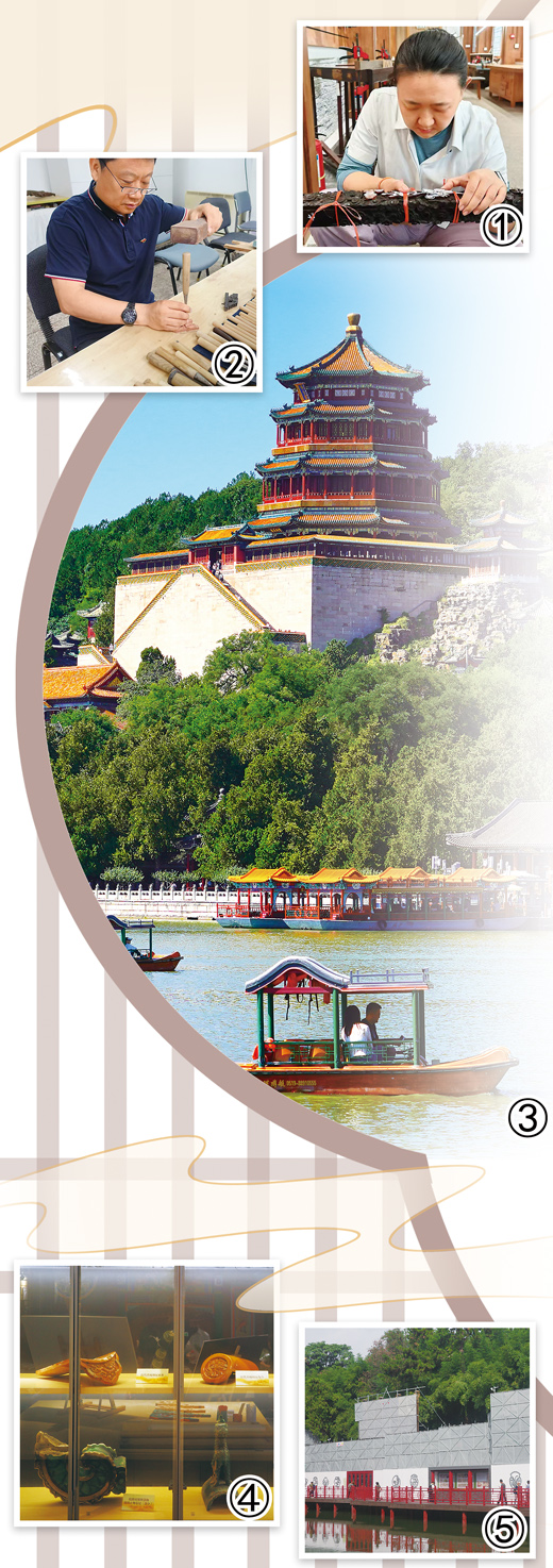 深圳十大配资公司 他们在颐和园修文物